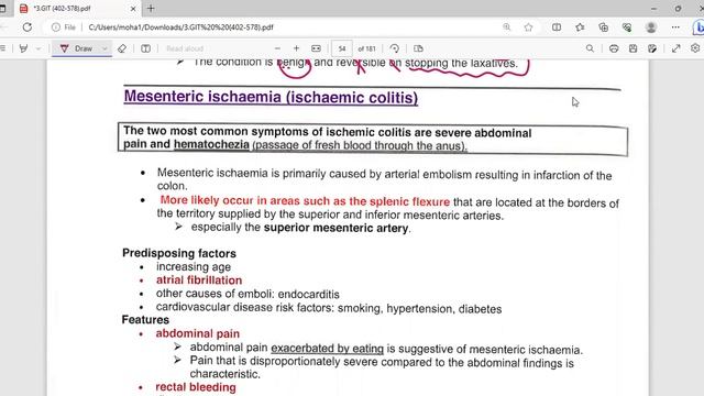 MRCP- GIT( Notes and Notes ) - Bowel Conditions 2 смотреть онлайн