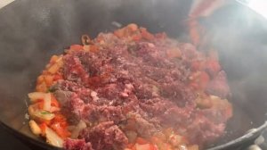 КАК ВКУСНО ПРИГОТОВИТЬ МЯСО КАБАНА? ПАСТА ИЗ ФАРША ДИКОГО КАБАНА. #охота #охотник #кабан