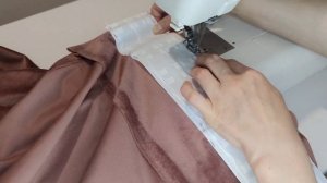 Как сшить шторы своими руками.Тесьма шторная"карандаш". How to sew curtains.#diycurtains
