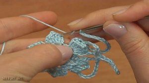 Вязание простой ажурной снежинки крючком Урок 31