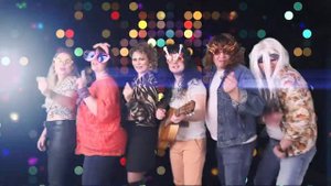 Поздравление в стиле Disco