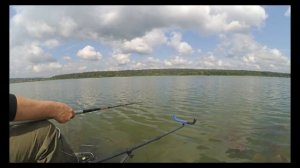 С маховой удочкой на Яченском водохранилище. Калуга, июль 2019