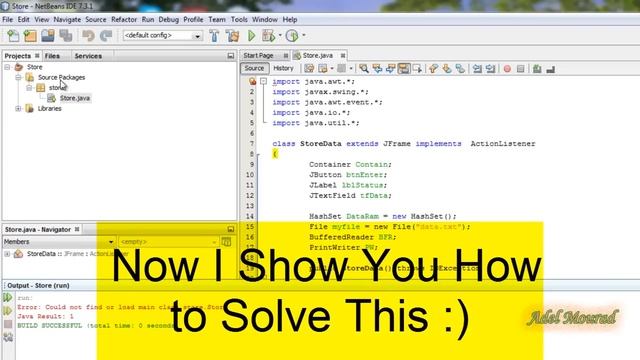 [Solved] NetBeans Could not find or load main class смотреть онлайн