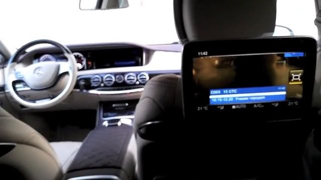 Цифровой тв-тюнер в Maybach для задних пассажиров смотреть онлайн