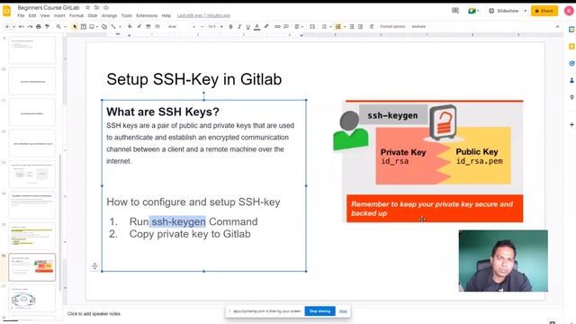 chapter 5 - Gitlab - Setup SSH key смотреть онлайн