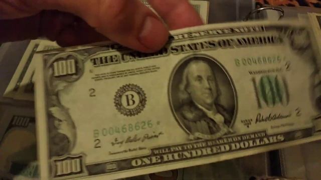 Сравнения банкнот 100 долларов 1950 1993 и не только ! 2 доллара звезда звёздочка смотреть онлайн