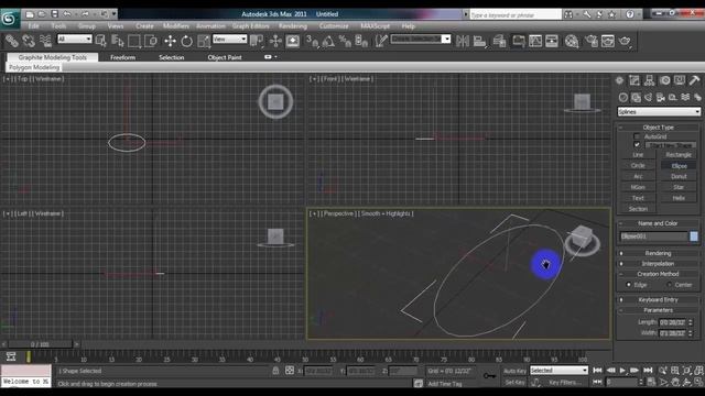 How To Create A Ellipse In 3D Max смотреть онлайн