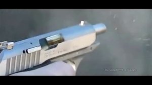 Sig Sauer P232 SL 380acp in slow motion, 600 frames per second