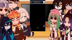 ?°~•Hashiras react to Genshin impact and Raiden Ei as Hashira ? MY AU ? Gacha Life React Compilatio