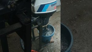 Замер компрессии и запуск Tohatsu 9.9