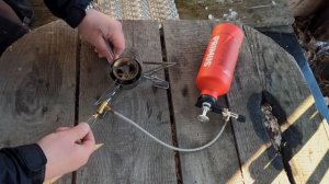 Запускаю Primus OmniFuel на жидком топливе PowerFuel