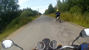 Встретил ДПС | Покатушки На Мопеде Альфа С SSSR 125 | Встретил Suzuki GXSR | Уехал От ДПС
