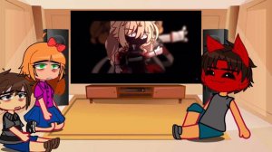 Past Afton Kids react to Elizabeth Afton 1/3