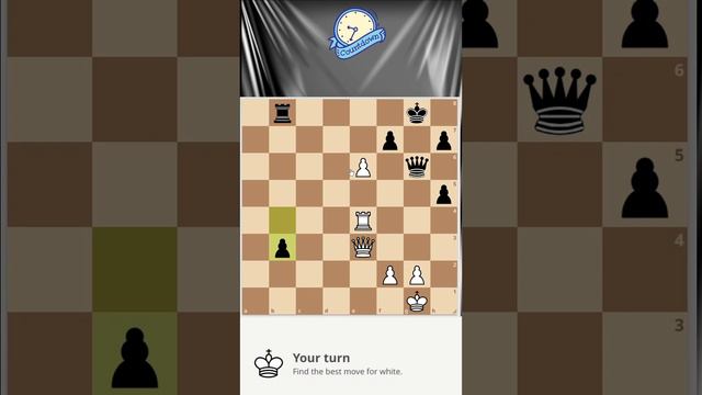 Find the best move  #chess #tactics #chesstricks #puzzles #chesspuzzles #chesstactics