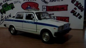 Обзор модели ВАЗ-2107 ДПС|Welly (Русская Версия)