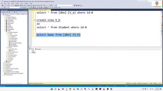 How to Use View Statement in SQL Server। ডাটাবেস ভিউ স্টেটমেন্ট । SQL Server Training Bangla। Ep: 2