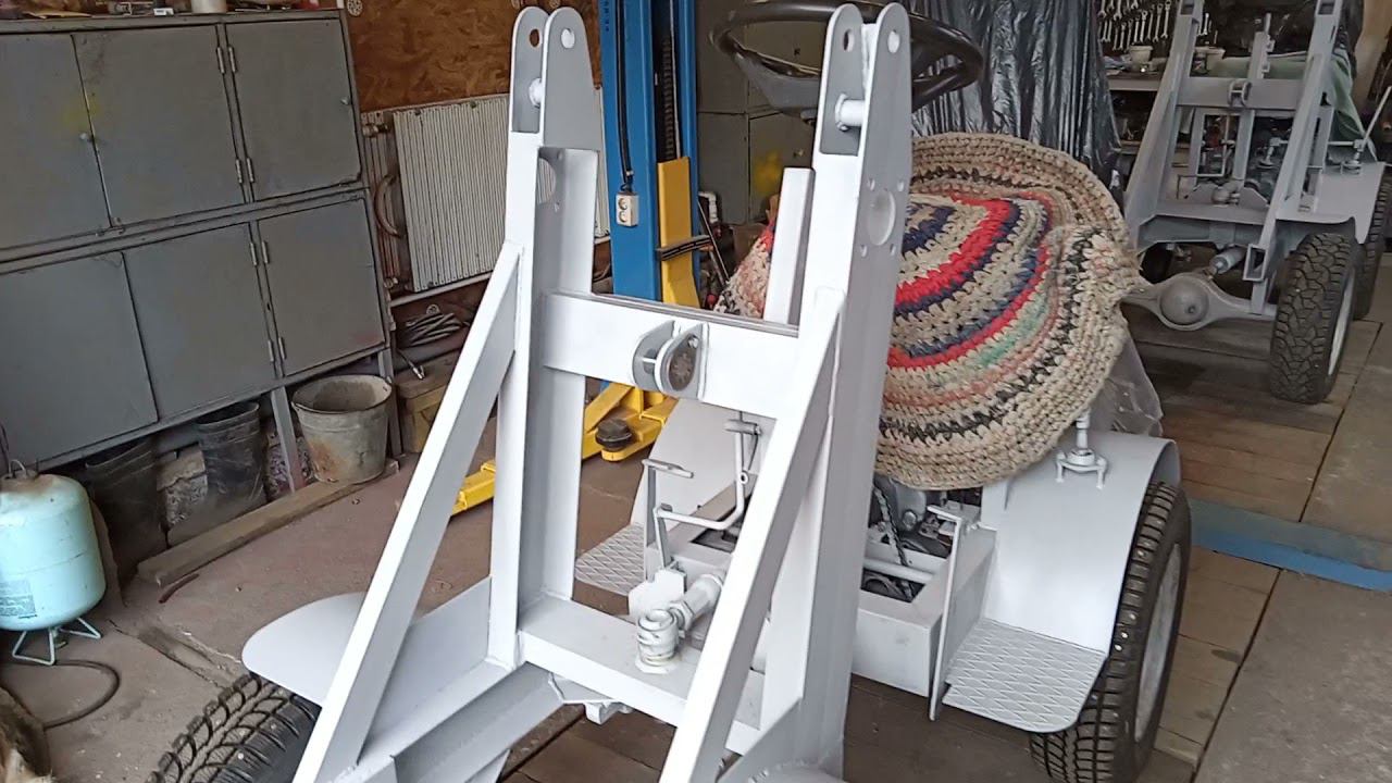 Сборка ДВУХ МИНИ ПОГРУЗЧИКОВ / Часть 7 / Установка стоек для стрелы смотреть онлайн