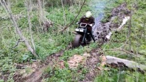 Мотоциклы Тула и Полноприводный вездеход болото и   непреодолимый брод.