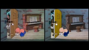 Disney Censorship: Three Little Pigs 1933 original vs 1948 reanimated scene