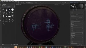 Substance-Painter: Particle Brushes (Electric-Lines)