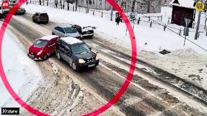 16.02.2024 ДТП Углич невнимательность водителя привела к значительному повреждению автомобилей