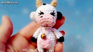 Амигуруми: схема Карманная коровка. Игрушки вязаные крючком - Free crochet patterns.