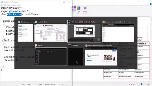 Java Programming: Lecture #48: Checkbox || Adding Events || Graphics Programming || AWT || смотреть онлайн