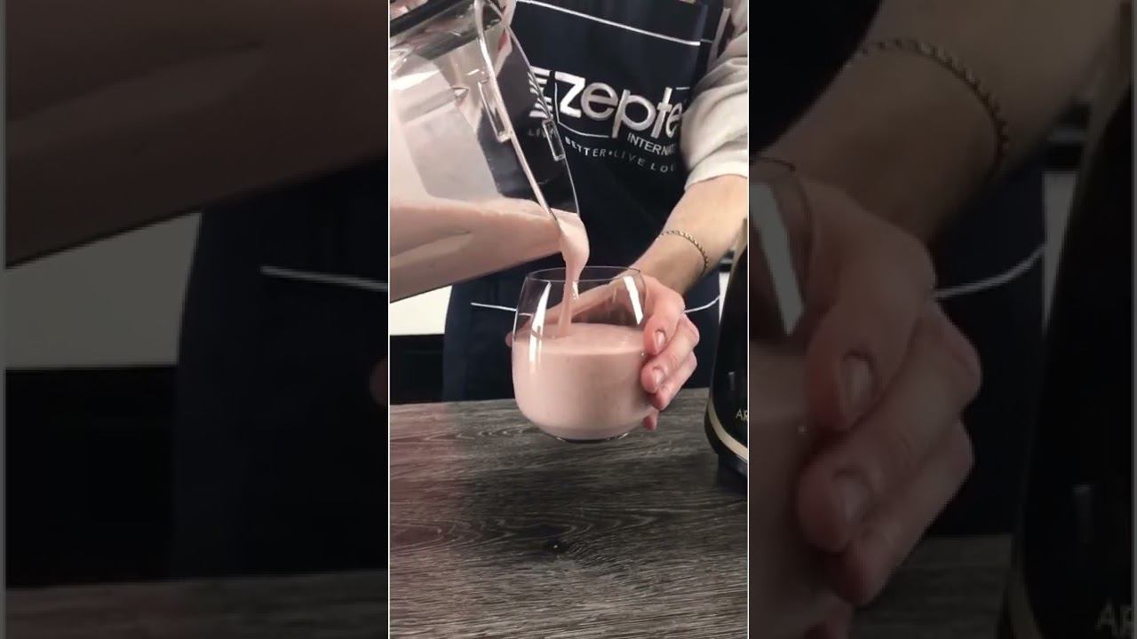 Простой рецепт вкуснейшего молочного коктейля с блендером ArtMix Pro #блендер #коктейль #zepter
