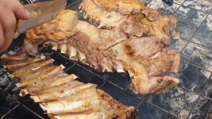 Барбекю из бараньих рёбрышек