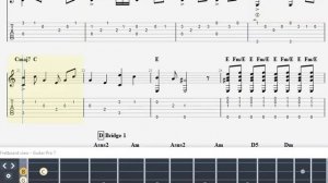 Et si tu n'existais pas — Tabs — Fingerstyle — Guitar — Joe Dassin