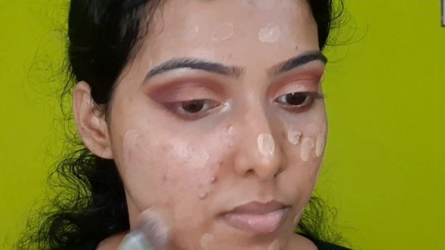 Colourful Makeup Look with Traditional Touch //Winged Liner//Malayalam Youtuber