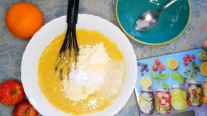 Кукурузный пирог / Пирог из кукурузной муки / Простой быстрый пошаговый рецепт пирога.