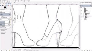 KITANA VS SONYA BLADE GIANTESS FEET HIGH HEELS BOOTS MORTAL KOMBAT DRAWING TIMELAPSE SPEEDPAINTING