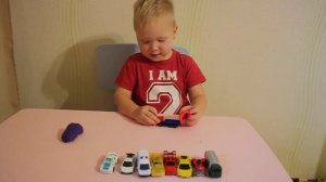 Vlog kids video  Достаем машинки из пластилина Play Doh и спускаем по горкам паркинга  Burago