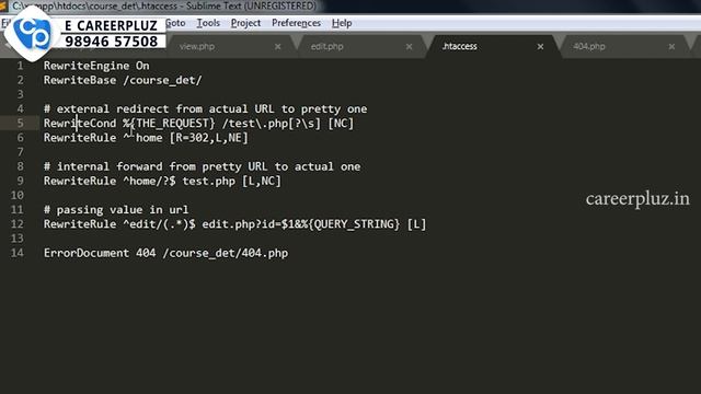 Remove .php extension from url using htaccess