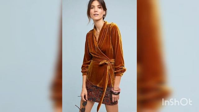20 стильных образов из бархата