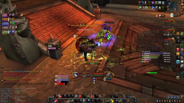 WoW Shadowlands 9.2.7(pre) arms warrior pve Iron Docks Mythic +15 смотреть онлайн