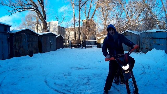 irbis - ttr 125 r , winter - в ожидании весны :-) смотреть онлайн