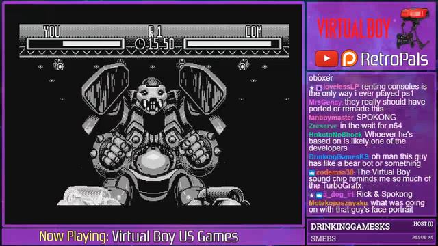 Virtual Boy: The Launch Lineup (Mario's Tennis, Teleroboxer, Galactic Pinball, Red Alarm)