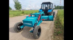 Прицепной грейдер HANMA TITAN на трактор МТЗ с регулировкой  горизонта