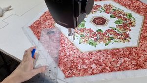 Праздничная салфетка в стиле пэчворк за час.