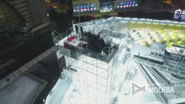 Самая высокая тюбинговая горка открылась на ВДНХ смотреть онлайн