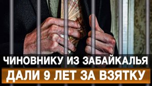 Чиновнику из Забайкалья дали 9 лет за взятку
