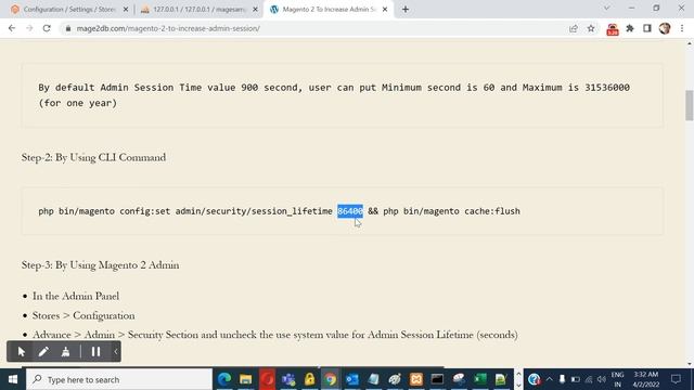 #Magento 2 Increase Admin #Session Time / Login Time Period - Default Login Time 15 Minute / 900 se смотреть онлайн