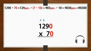 Математика 4 класс. Письменное умножение многозначных чисел на круглые числа. Морозова И.С.