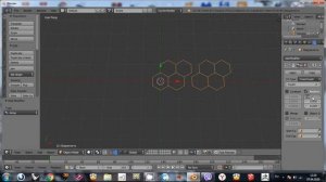 Создание шестиугольной сетки в blender