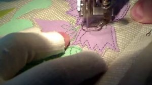 как пришить аппликацию с необработанным краем