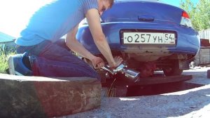 Прямоточный выхлоп Субару