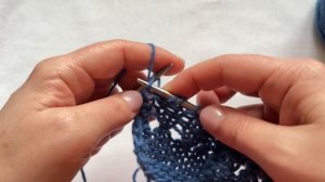 Провязывание накида при прибавке петель. Прибавки без дырочек.