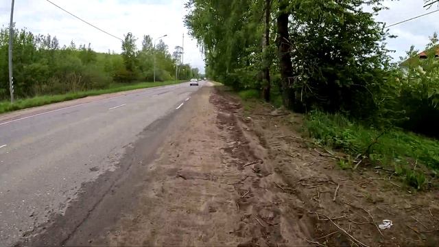 Утренняя покатушка на работу на фэтбайке в первый день лета.1 июня 2022 года.1 часть.